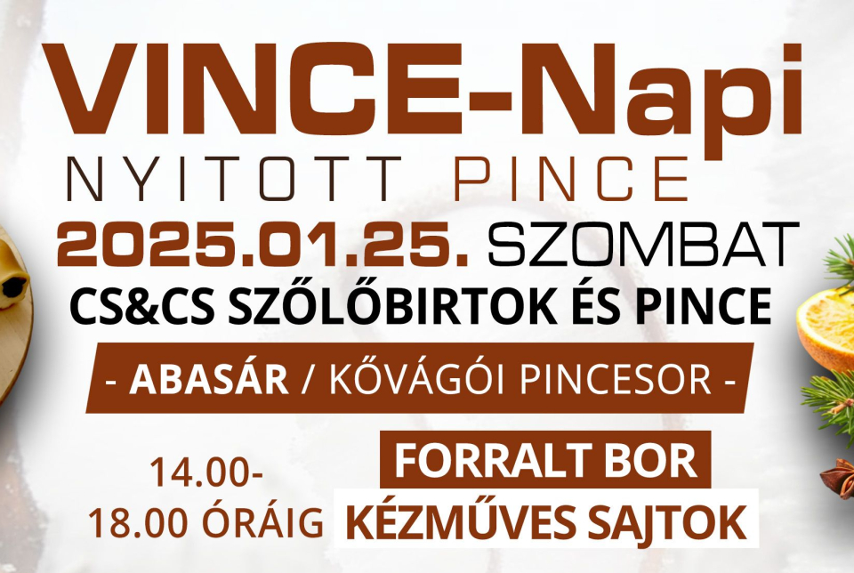 VINCE-Napi Nyitott Pince