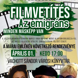 Az emigráns - Minden másképp van
