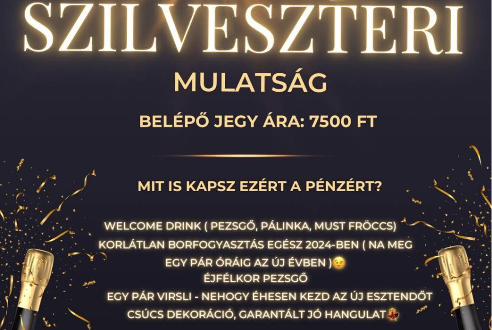 Szilveszteri mulatság