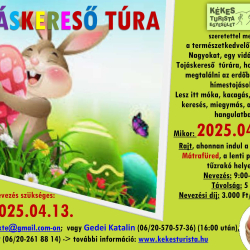 Tojáskereső túra