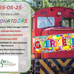 Gyereknapi kisvonatozás