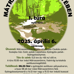 Mátrai Patakok Völgyében - 1. túra