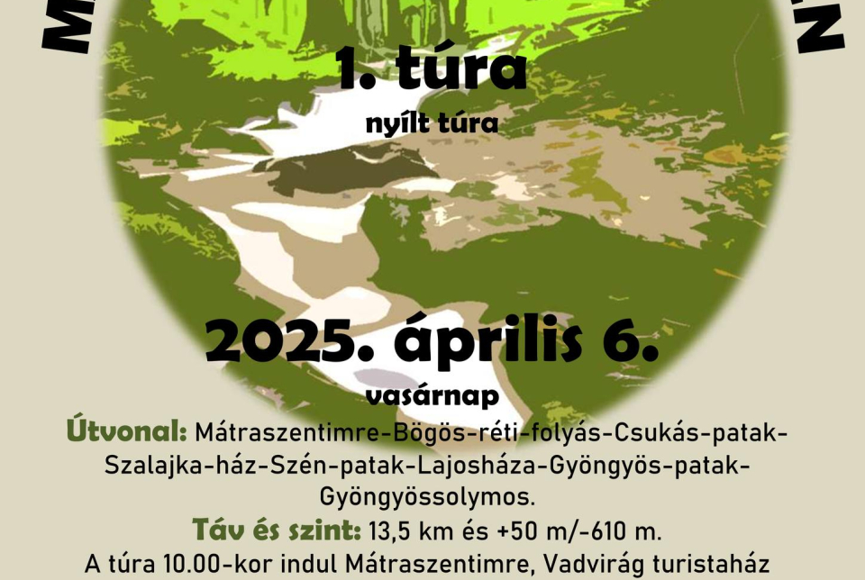 Mátrai Patakok Völgyében - 1. túra