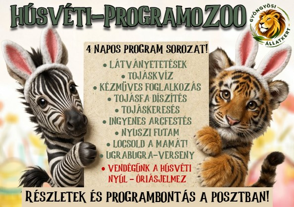 HúsvétoZoo a Gyöngyösi Állatkertben