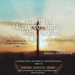 Szentmise a Mária Parkban