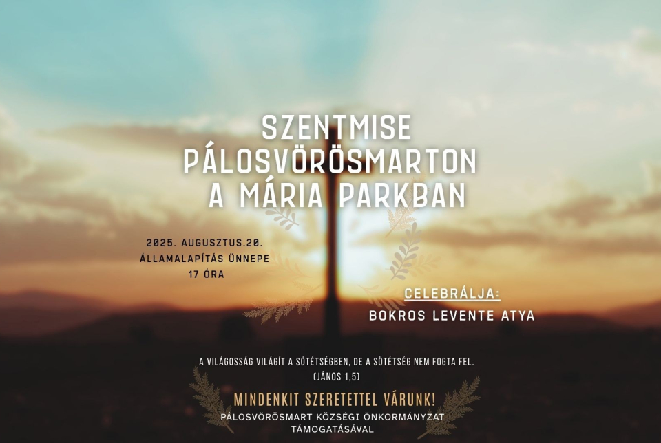 Szentmise a Mária Parkban