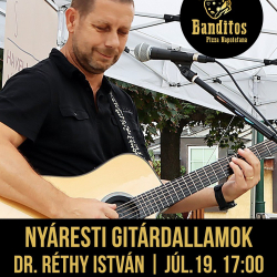 Nyáresti gitárdallamok a Banditos nápolyi teraszon!