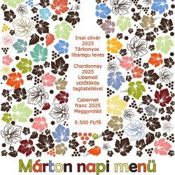 Márton napi liba finomságok és újbor kóstoló