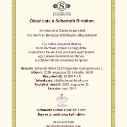 Olasz este a Scharioth Birtokon