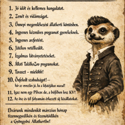 Március 14-n és 15-n is vár a Gyöngyösi Állatkert!