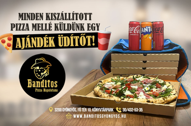 Tavaszváró akció ajándék üdítővel a Banditosban!