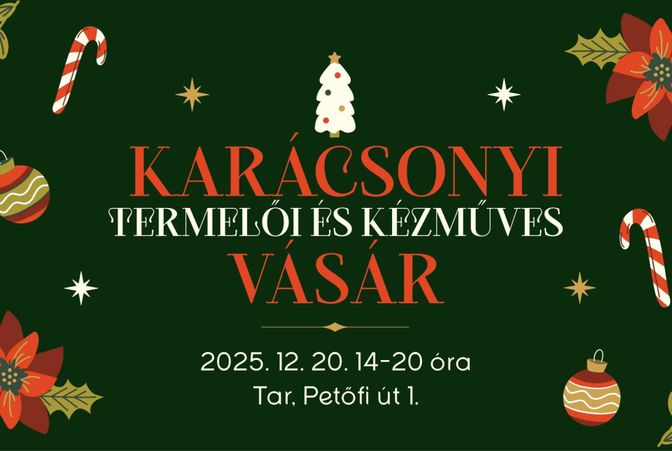 Karácsonyi termelői és kézműves vásár