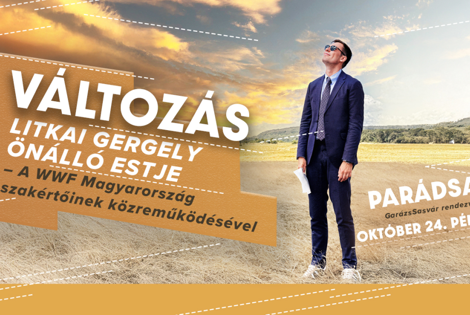Litkai Gergely új önálló előadásának bemutatója Parádsasváron!
