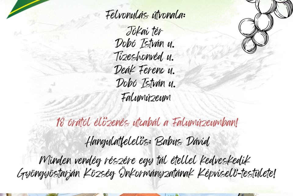 Gyöngyöstarjáni szüretkezdő
