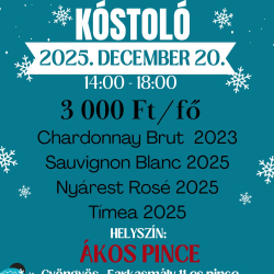 Pezsgő és újbor kóstoló