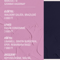 Nőnapi séfajánlat a Bori Mamiban